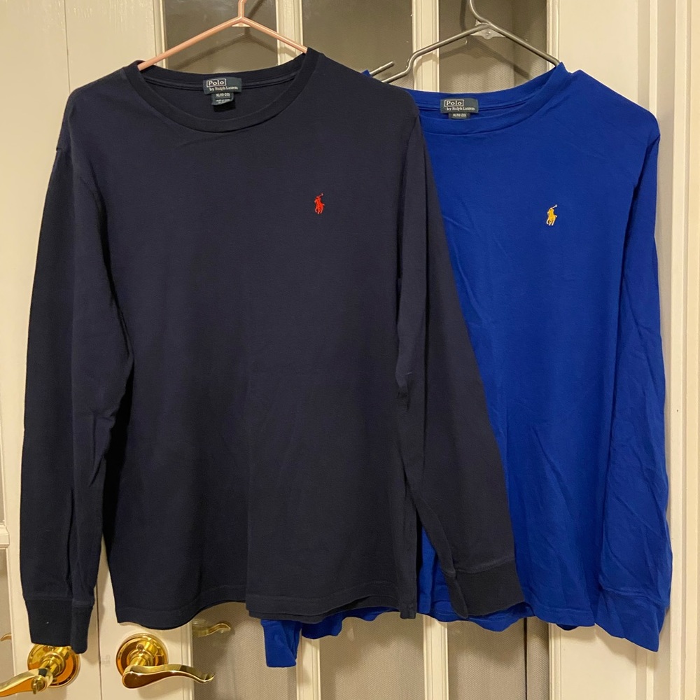 Polo Ralph Lauren boys long sleeve tees- bundle of 2